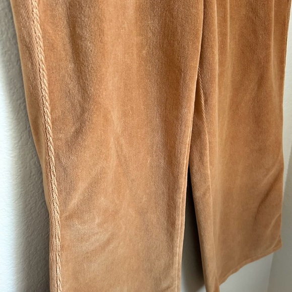 Calvin Klein Performance High Waisted Wide Leg Ribbed Textured Pant, Size Small - Picture 5 of 9